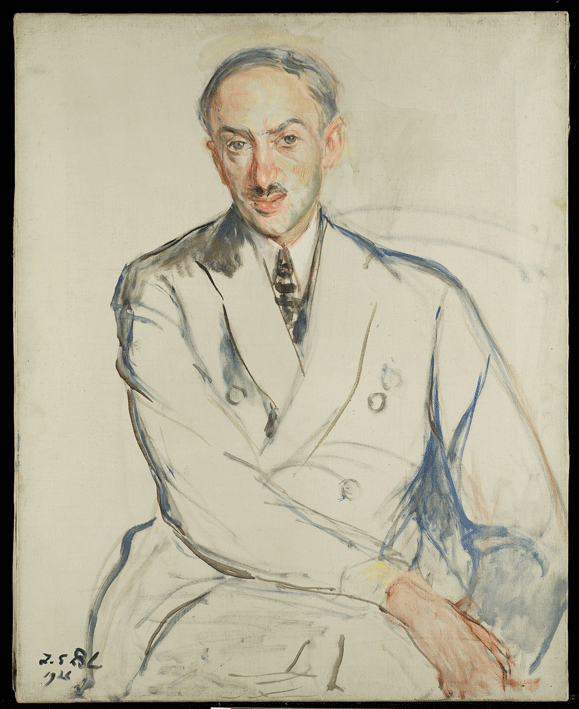 Portrait d’André Maurois par Jacques-Émile Blanche, 1926 (Objet 1306, don de Mme Anne-Mary Charrier, 2009)