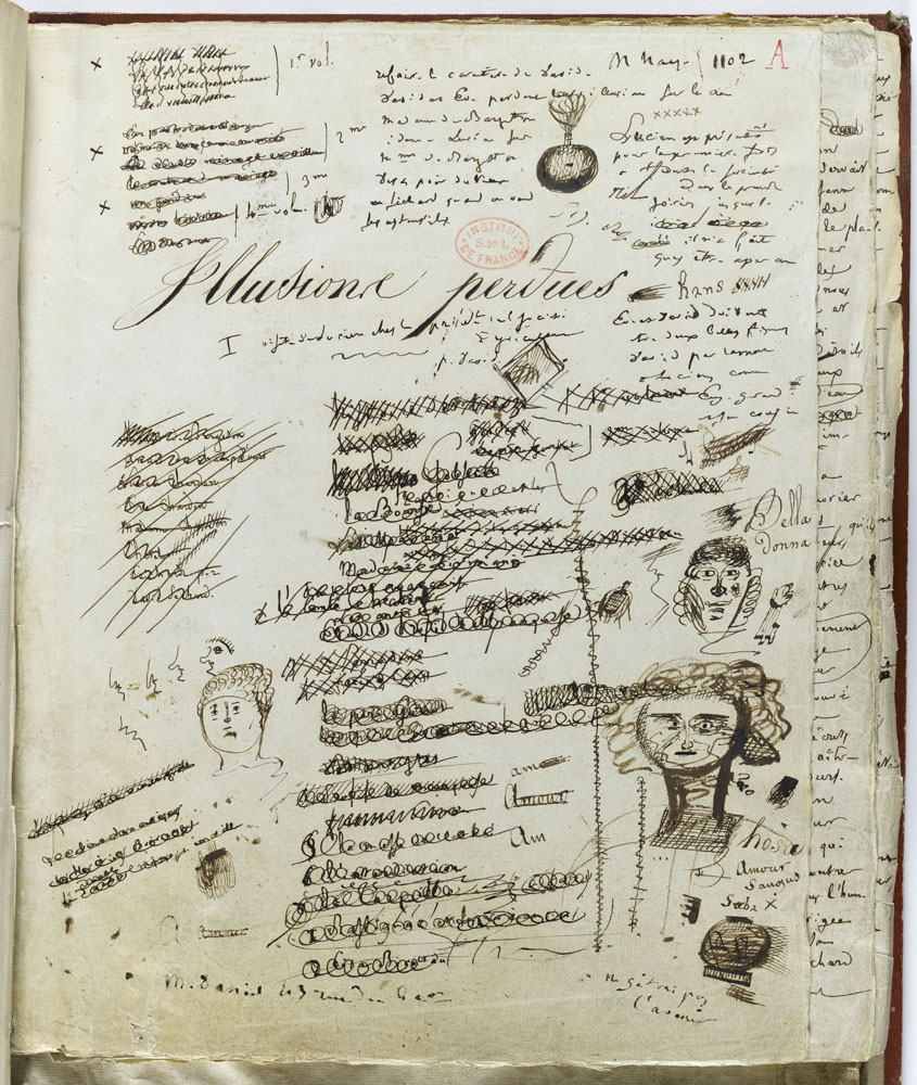 Honoré de Balzac, Les Illusions perdues. Manuscrit autographe. Ms Lov. A 103. © RMN-Grand Palais (Institut de France) / Gérard Blot