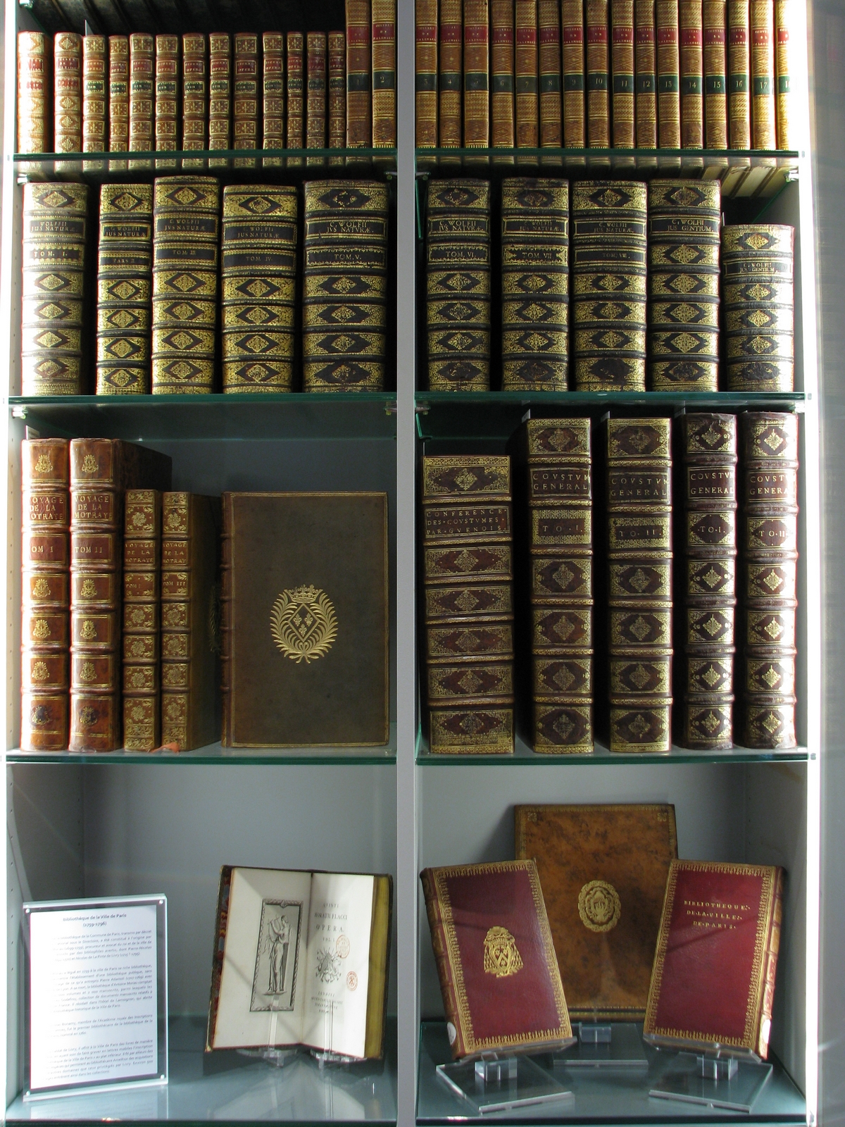 Livres anciens de la bibliothèque. © Bibliothèque de l'Institut de France /Olivier Thomas